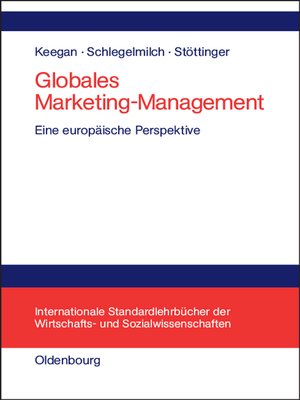 cover image of Globales Marketing-Management